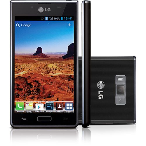 martphone LG Optimus 3D P920 Desbloquedo Tim Preto - GSM, An